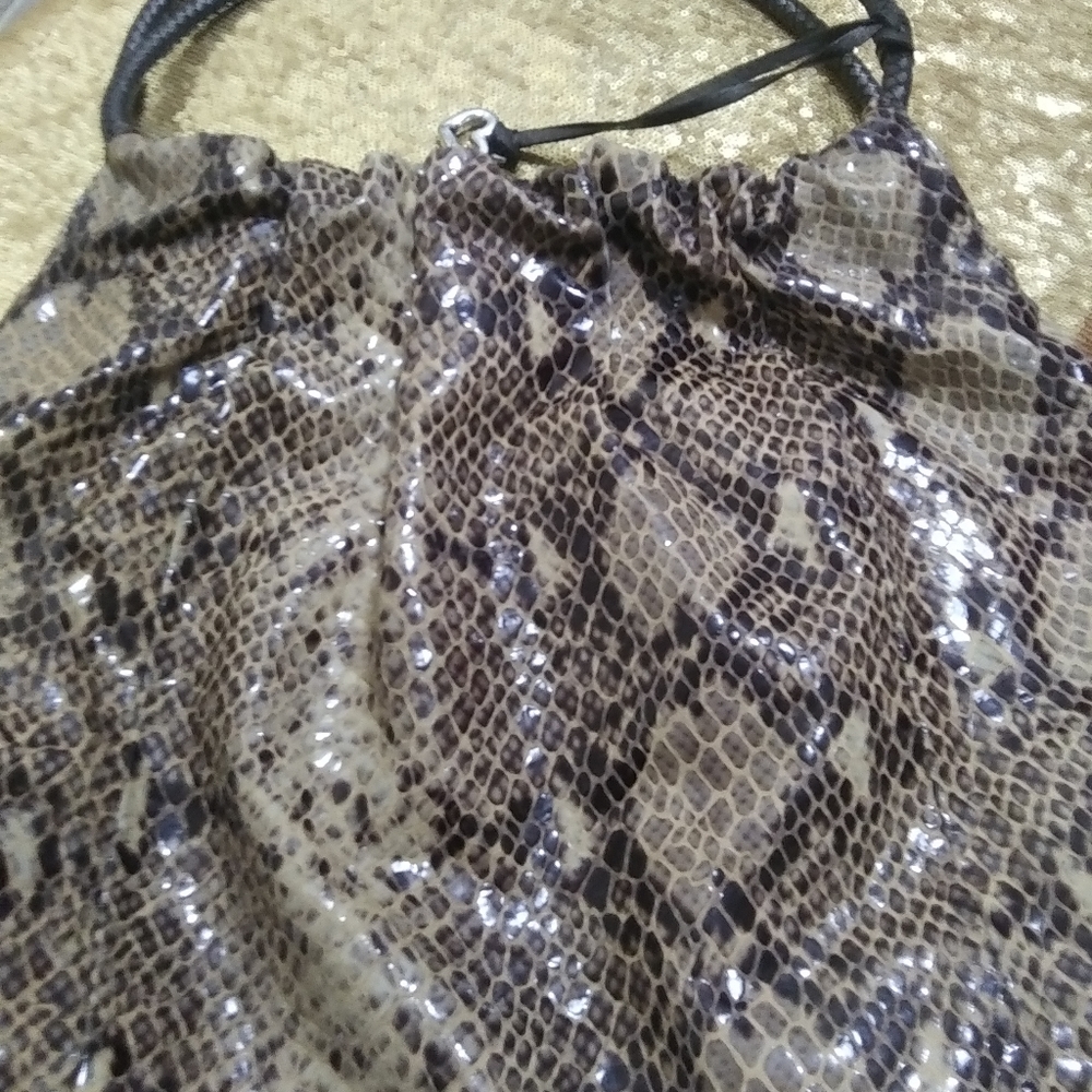 Brighton Nolita xl snakeskin bag Nearly mint!
